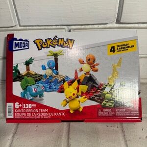 MEGA Pokémon Action Figure Building Toys Set Kanto Region Team with 130 Pieces 4
